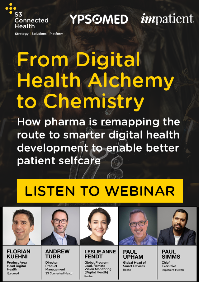 Webinar: From Digital Health Alchemy to Chemistry